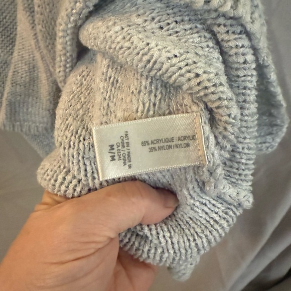 Elegant V Neck Sweater Gray - Picture 4 of 5